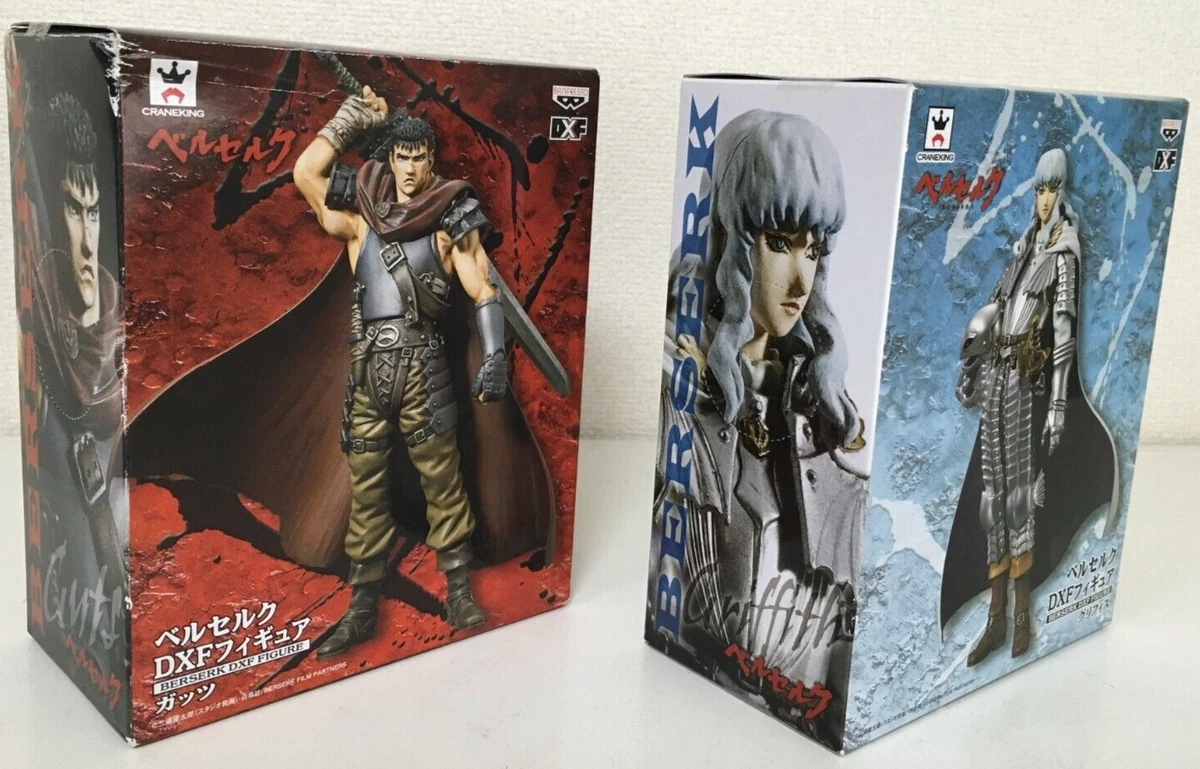 RARE Berserk DXF Figure Guts & Griffith set BANPRESTO 16cm