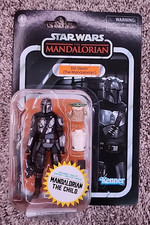 Star Wars Vintage Collection Mandalorian VC177 Din Djarin & Child 3.75 Figure NM