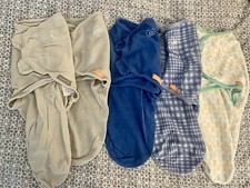 Lot Of 5 SwaddleMe Swaddles Sleep Sack Small Medium S M Newborn Baby 0-3 Months