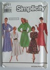 SIMPLICITY #9951 MISSES SIZES 10-12-14 DRESS in 3 Lengths PATTERN UNCUT — photo 1