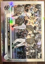 2022 Topps Series 1 Slam Diego Returns Rainbow Foil Tatis Jr #125 Padres