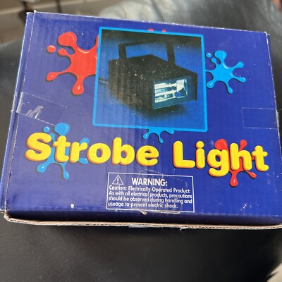 Vintage Small/Mini Strobe Light Works No Issues Great Halloween/Party Decor