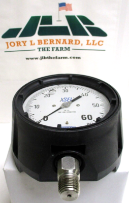 #ad #ad WIKA XSEL PRESSURE GAUGE 232.34 4.5 0 60 PSI 1 2quot; MNPT LM LIQUID FILLED $78.12