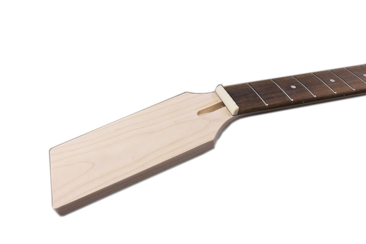 Wide guitar Neck 24fret 24.75inch Paddle Head Maple Rosewood 12string