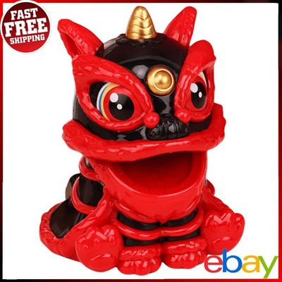 Exquisiter Glückslöwe tanzender Kunst Spielzeug Löwentanz Statue Löwe Tischdeko