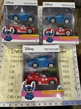 3X Disney Lilo Stitch Friction Cars - Action and Speed NEW In Box