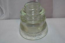 Vintage Hemingray 45 Made In USA Clear Glass Insulator 26-54::::