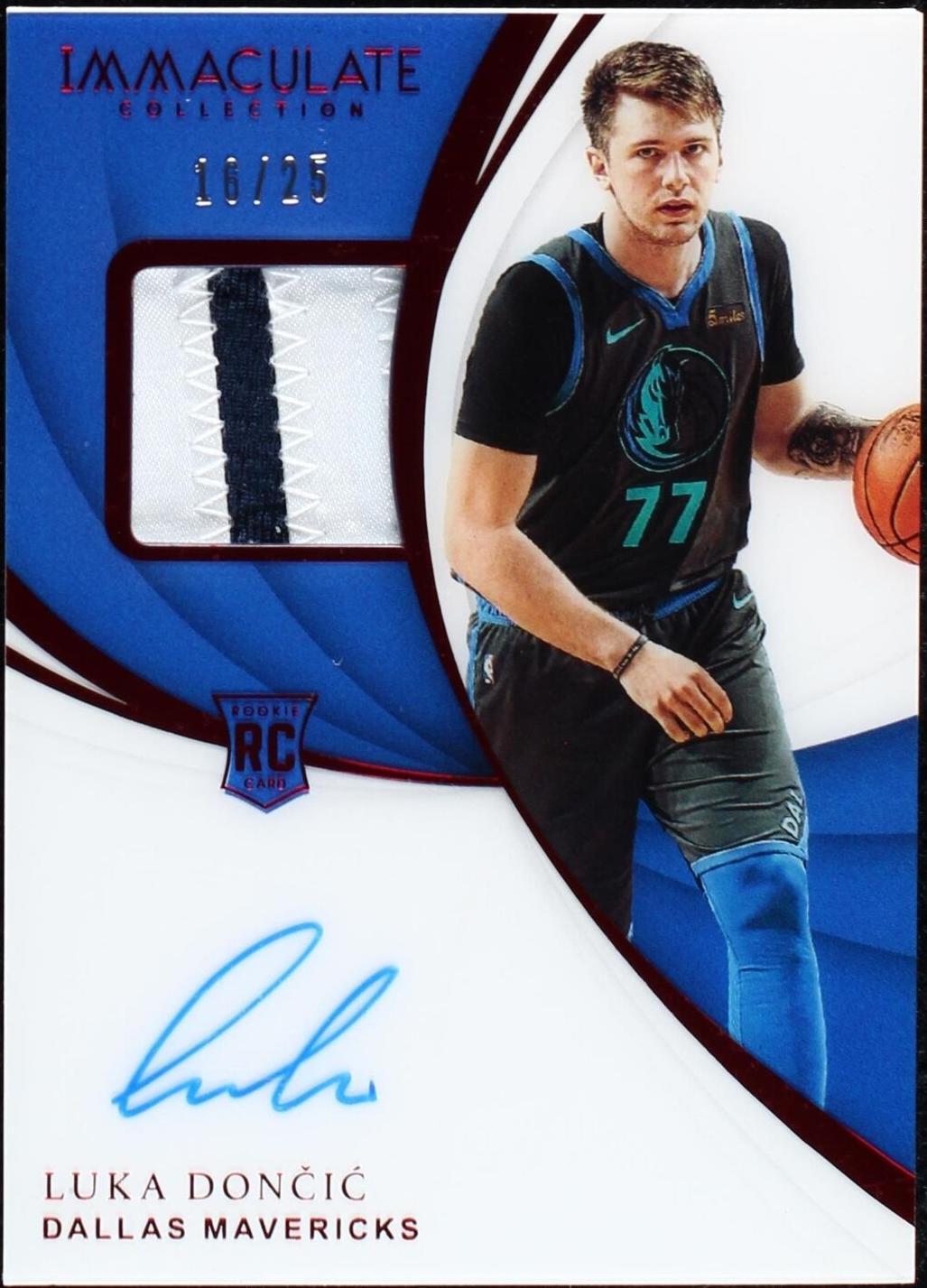 2018-19 Panini Immaculate Collection - Luka Dončić #124 for sale