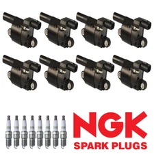 8x Ignition Coil & 8 NGK Platinum Spark Plug for Chevrolet Silverado Tahoe UF414