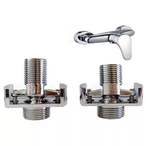 Copper Wall Mount Clawfoot Tub Adapter Claw Foot Bathtub Faucet Adjustable NEW - Picture 10 of 16