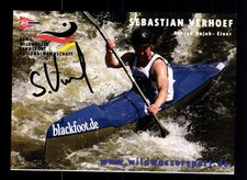 Sebastian Verhoef Autogrammkarte Original Signiert Kanu+A 125203