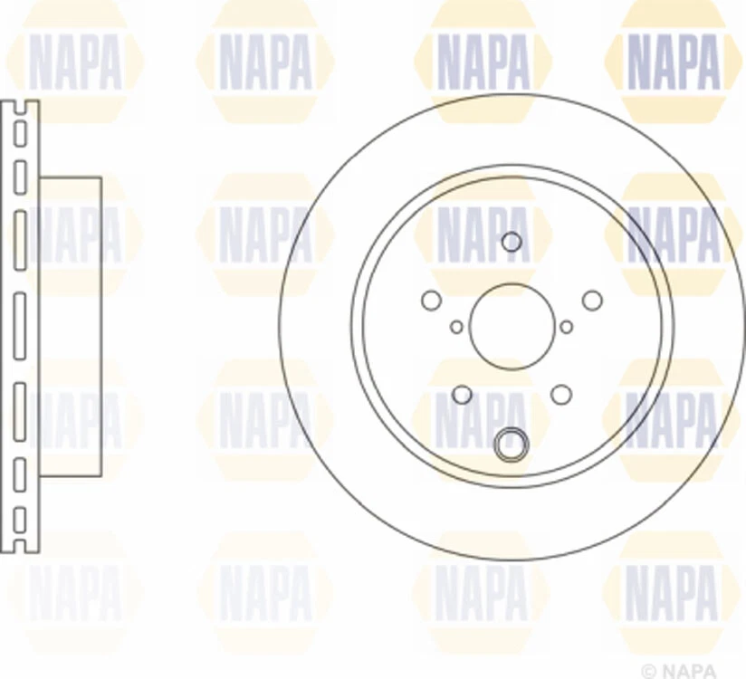Se adapta a Subaru WRX 2014-2020 Impreza 2008-2013 2,5 disco de freno trasero NAPA 26700FG010 Foto 2 de 2