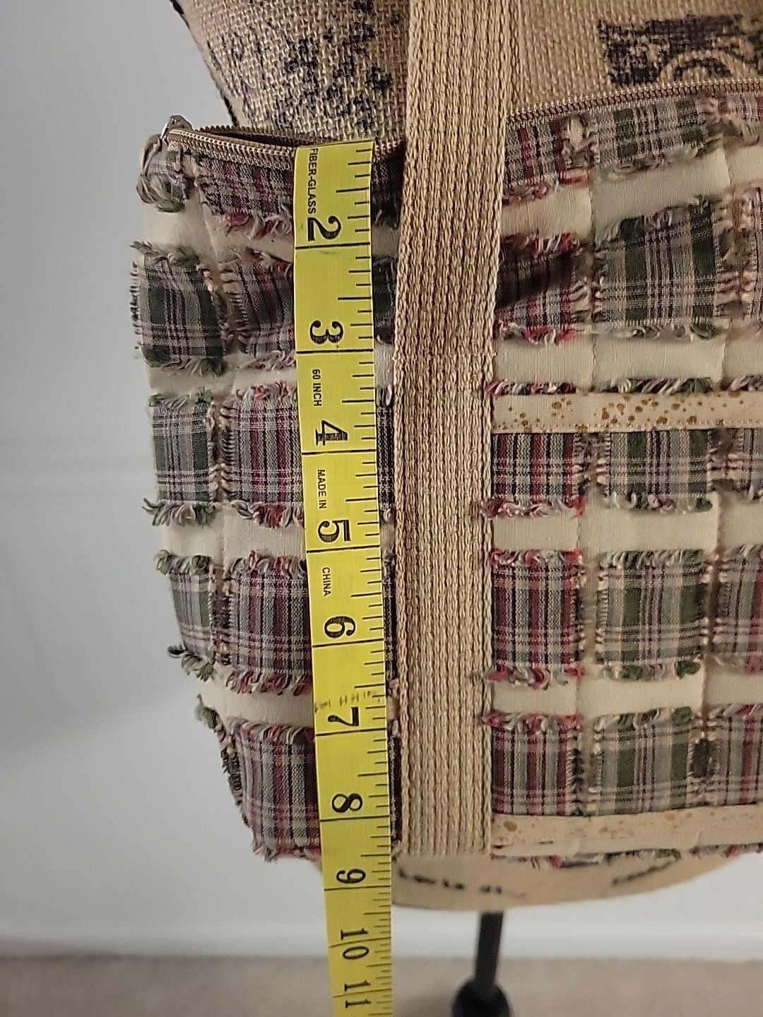 Fabric Quilted Patchwork Handbag/ ShoulderBag  Fa… - image 10