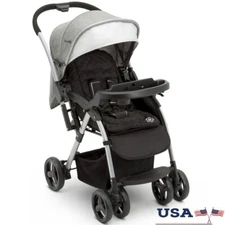 Reversible Handle Stroller Infants Lightweight Compact Foldable Travel System US