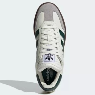 adidas Originals Samba XLG Ivory Collegiate Green IE3911 Men's