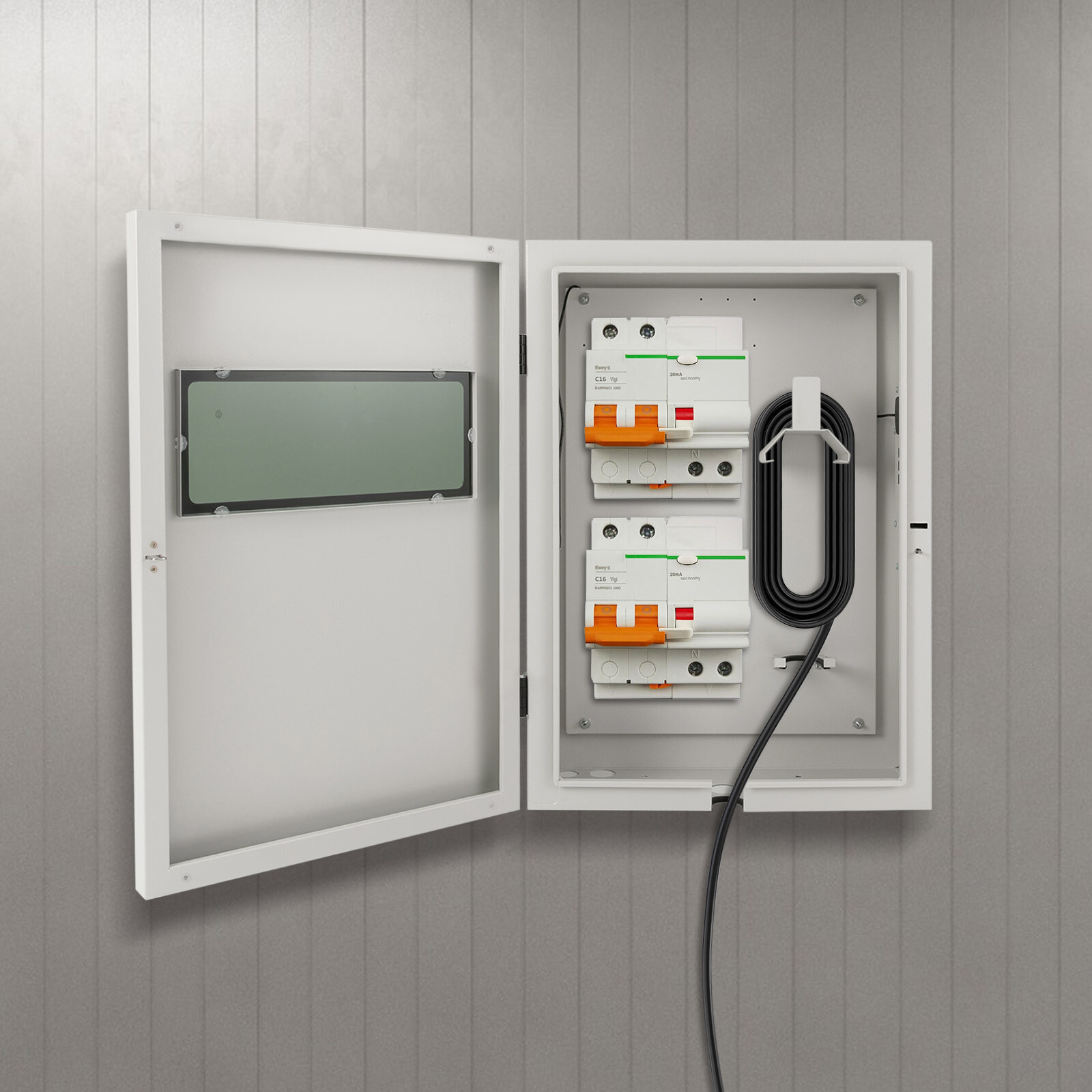 Wall EV Charger Station Box Waterproof for Tesla Indoor/ Outdoor Cable Organizer
