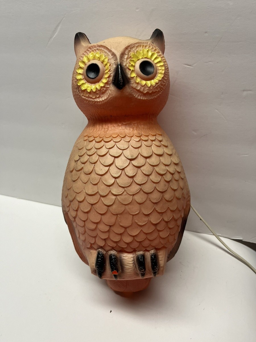 UNION PRODUCTS Halloween OWL BLOW MOLD Leominster MA - Vintage