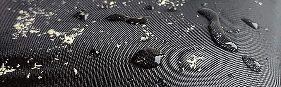 2 x Fundas de asiento de coche delanteras negras impermeables para Seat Ibiza Toledo León Alhambra Foto 3 de 4