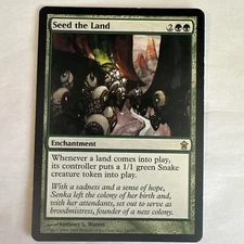 Seed the Land 146/165 Saviors of Kamigawa MTG LP/NM