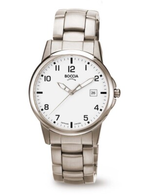 Boccia Titanio 3625-03 Titan Orologio da Uomo Con Vetro Zaffiro