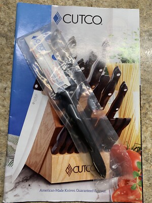Choose Qty BNIP CUTCO 1759 Table/Steak Knife DDEdge Black/Classic