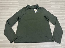Under Armour ColdWeather Funnel Neck Camo Green Womens S 1375832 LS Shirt $50
