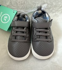 Surprize Stride Rite Baby Toddler Boys Booties Shoes Sz 6-12M Ben Sneaker