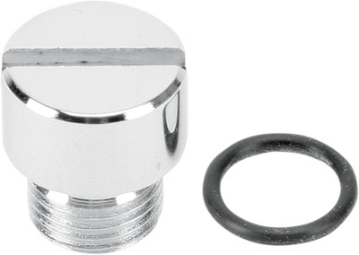 Colony Oil Screen Plug Chrome Big Twin Harley 9644-2