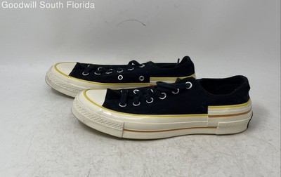 Converse Womens Chuck Taylor All Star 1970s Black White Sneakers Shoes Size 8