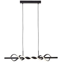 Brilliant Amalie LED Pendelleuchte 95Cm Schwarz, Metall/Kunststoff, 1X LED Integ