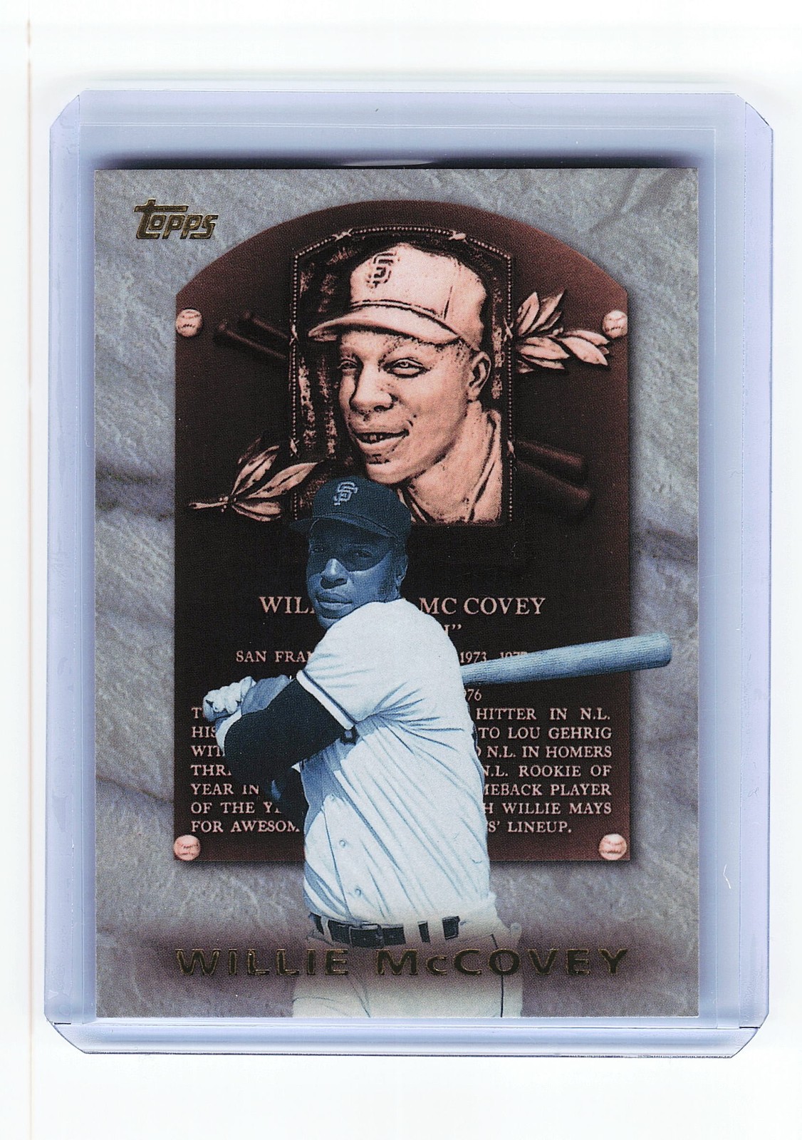 1999 Topps #HOF4 Willie McCovey Hall of Fame Collection San Francisco Giants