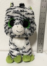 TY Beanie Boos ZIG-ZAG Zebra 10” MEDIUM Plush Stuffed Toy 2013