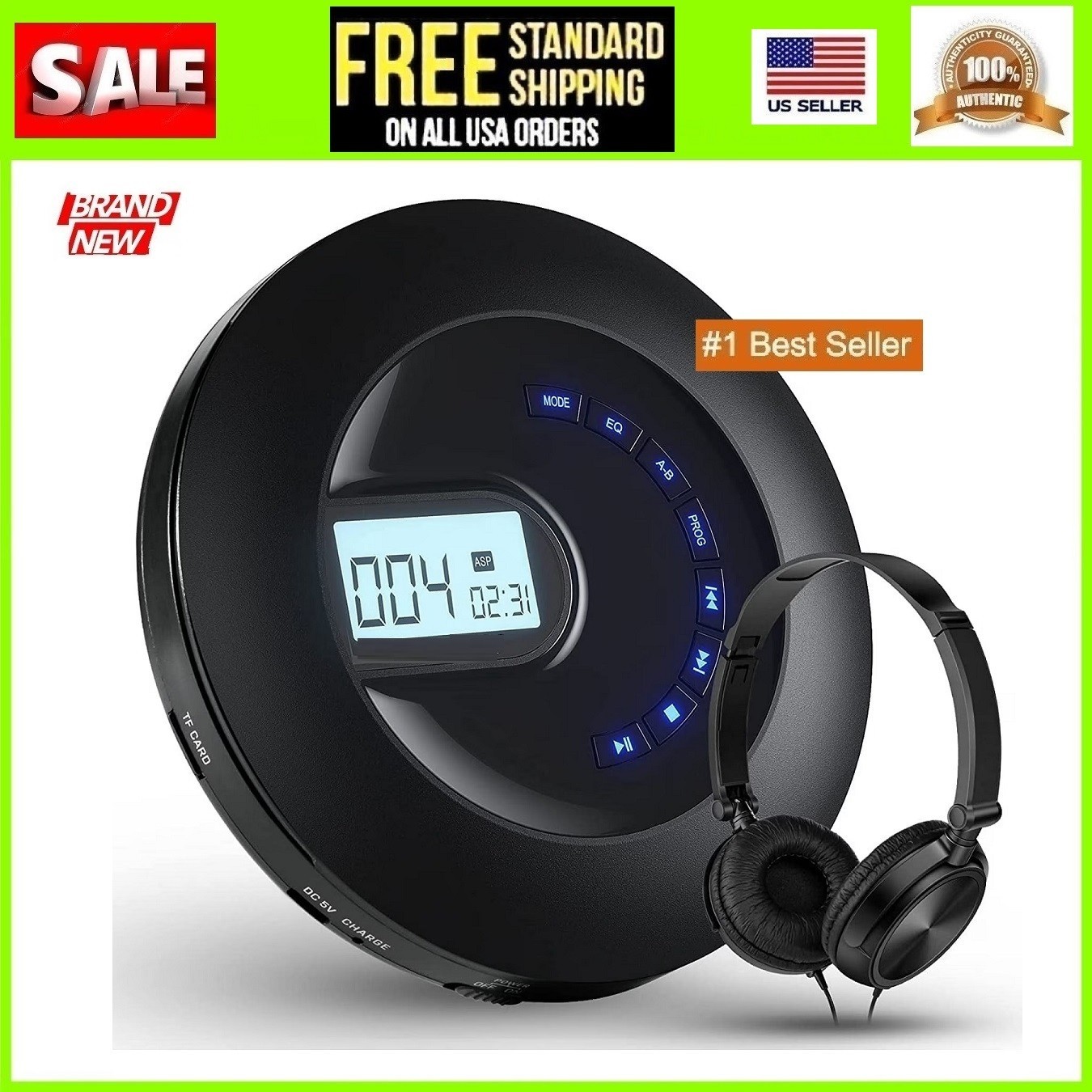 Rechargeable With +headphones Walkman For Car Home Personal
