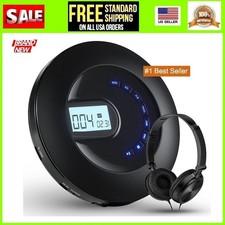Portable CD Player Rechargeable With Headphones Walkman for Car home Personal