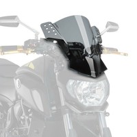 Puig Rafale Windschutzscheibe Leicht-Rauch Ducati Scrambler 2015-2024 Front
