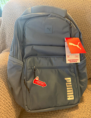 PUMA Unlimited Backpack Blue Laptop School Travel Work Bag NEW w/ Tags