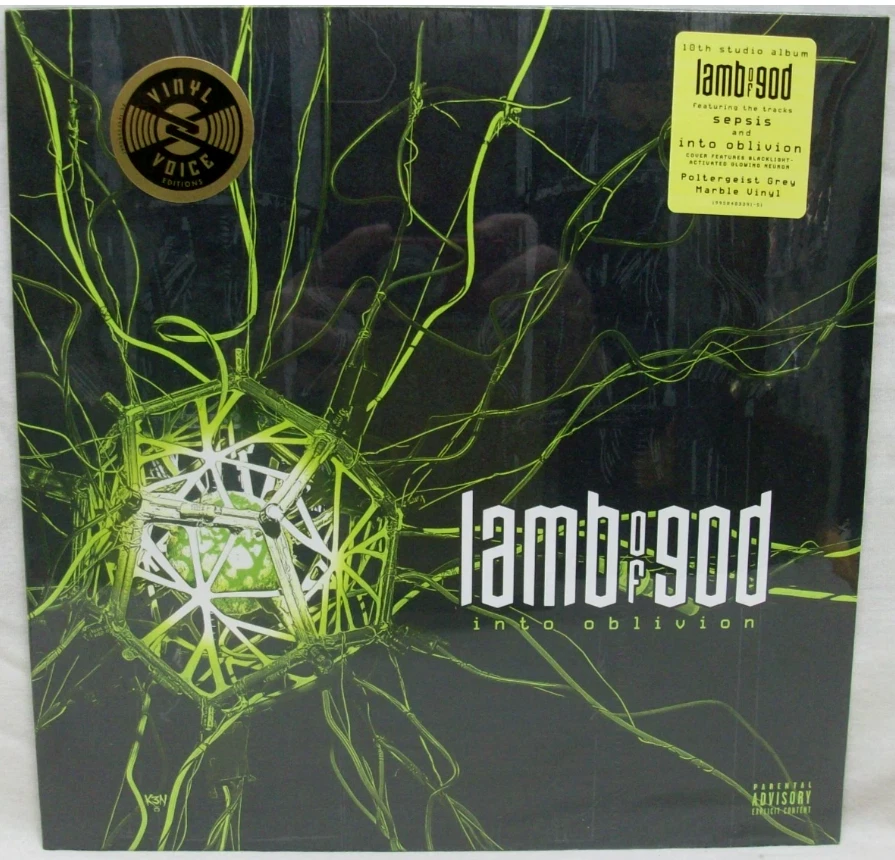 LP Lamb of God Into Oblivion (Grey-Black Splatter Vinyl) 19958406671 CENTURY MEDIA 未開封 /00260 Lamb Of God - Into Oblivion Ltd. Grey-Black - Splattered Vinyl