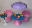 Vintage Rare  90s Barbie So Much To Do Terrace Playset #67030-91
