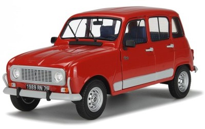 Renault 4L CLAN 2015 Red 1/12 - S1800102 SOLIDO