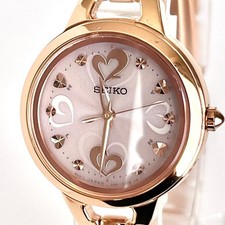 Seiko Ladies Solar Wristwatch Radio Controlled Dress Watch 27mm wrist 15cm