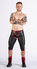 Fetisch Chaps Herren mit offenem Schritt Bondage SM clubwear  XRubber 