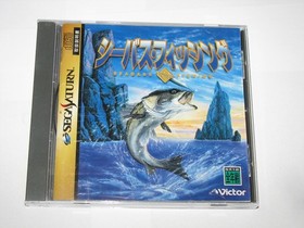 Sea Bass Fishing Sega Saturn Japan import +reg card US Seller