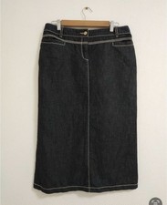 Gattinoni – hochwertige Premium-Marke Jeansrock aus Baumwolle , Größe M/L