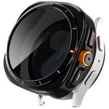 Hard PC Rugged Case with HD Privacy Screen Film for Samsung Galaxy Watch 7 44mm