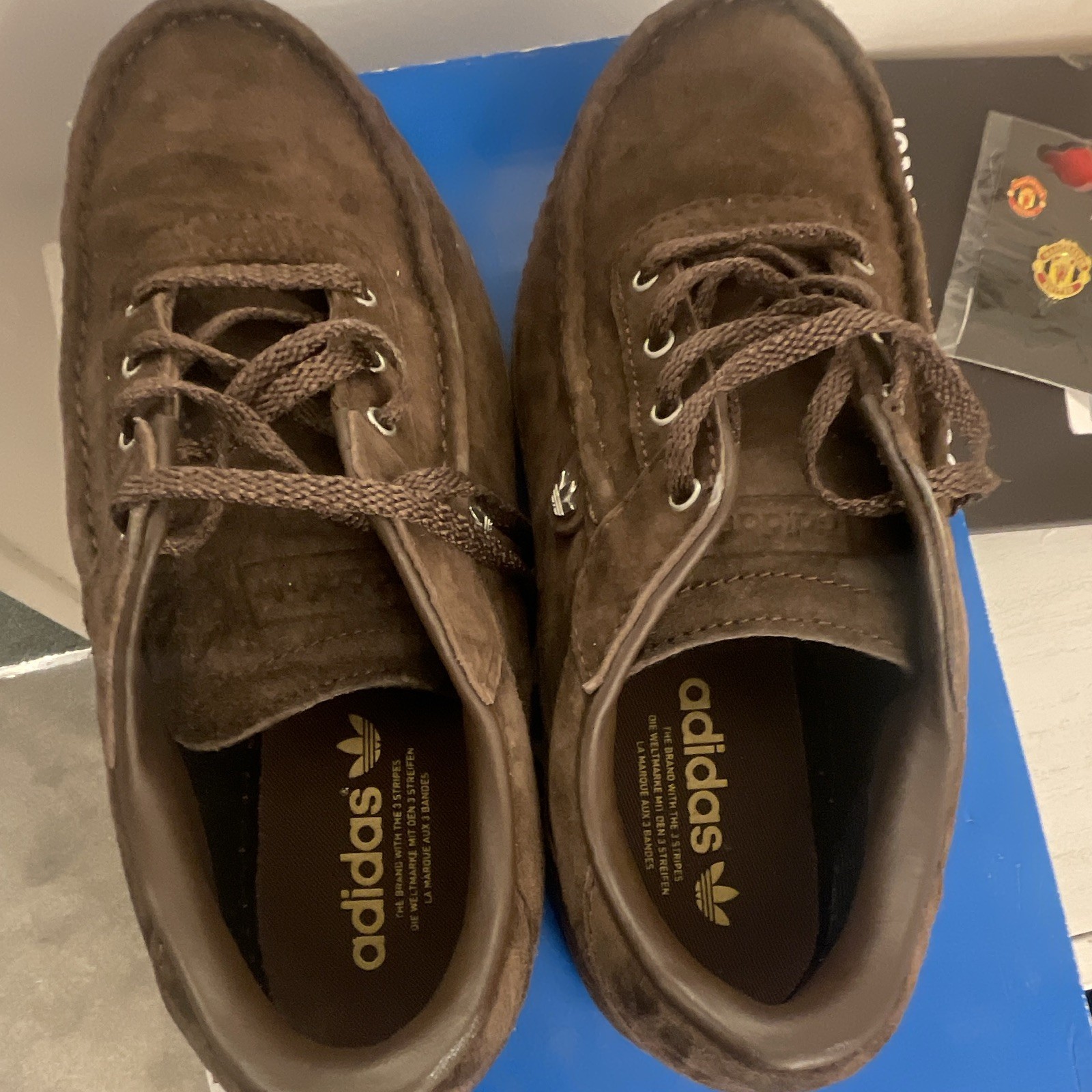 adidas Albrecht Brown Suede Men’s Lace Up Casual Shoes UK 9 B46850 ...