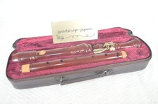 YAMAHA YRT-43 Tenor Recorder Flute Baroque Type Musical instrument W/ Case