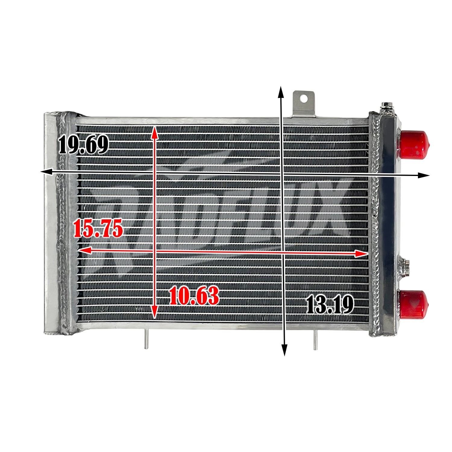 2 Rows Radiator Fit Lotus Europa Coupe S1 S2 TC 1.5 1.6L 1966-1976 Full Aluminum