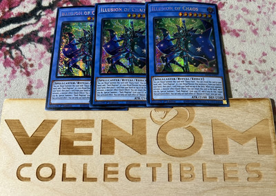 3x (M/NM) - Illusion of Chaos - MP23-EN017 - Secret Rare - 1st Edition YuGiOh