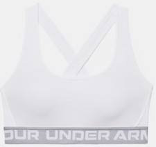 Under Armour DFO Crossback Mid Update Womens Sports Bra 1362876-100  HOT DEAL