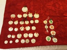 Sand Dollar Christmas Ornaments Lot of 39 Ornaments Holiday Decor
